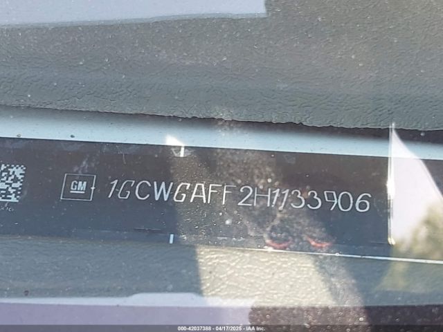 1GCWGAFF2H1133906 Chevrolet Express 2500 Work Van
