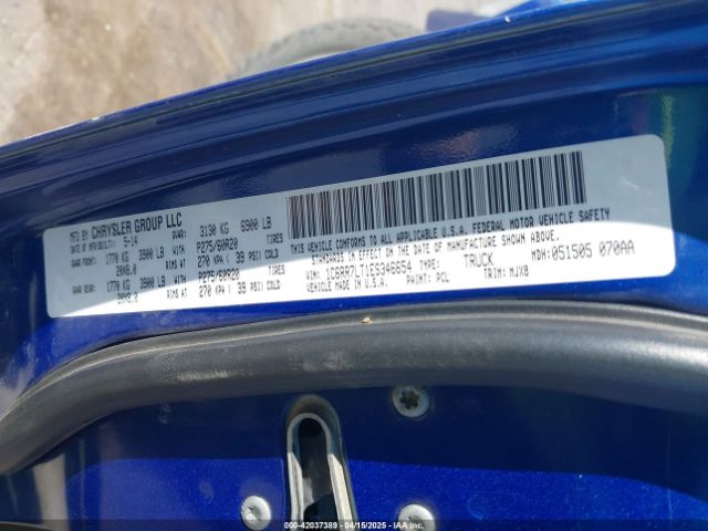 1C6RR7LT1ES346654 RAM 1500 Big Horn