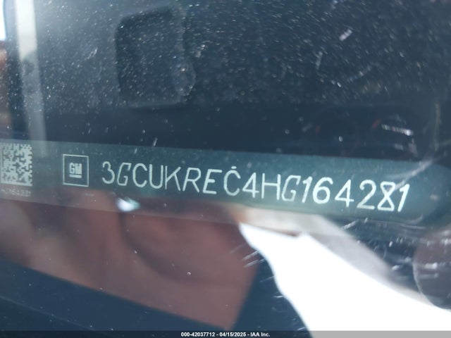 3GCUKREC4HG164281 Chevrolet Silverado 1500 2lt