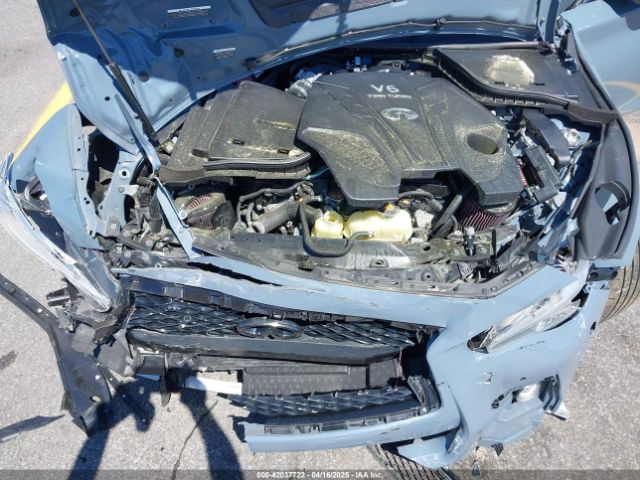 JN1FV7DP1MM850636 Infiniti Q50 Red Sport 400