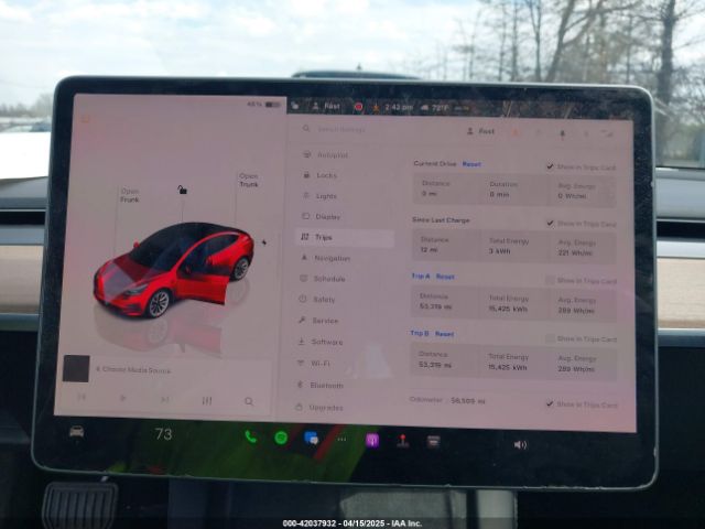 5YJ3E1EB2NF203477 Tesla Model 3 Long Range Dual Motor All-wheel Drive