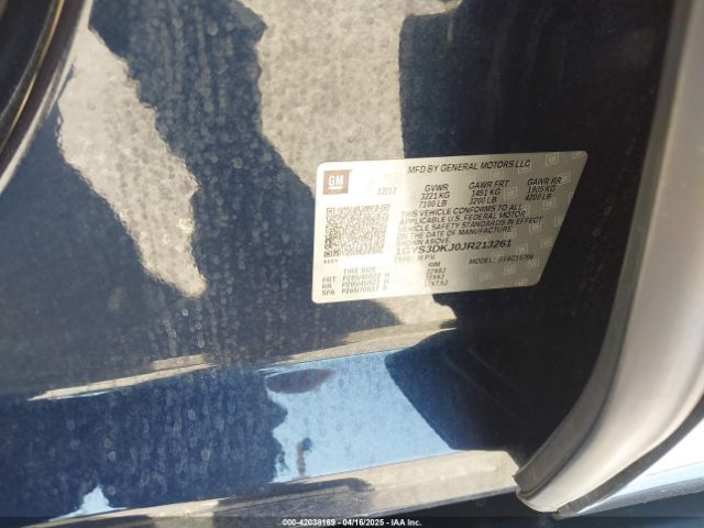 1GYS3DKJ0JR213261 Cadillac Escalade Platinum