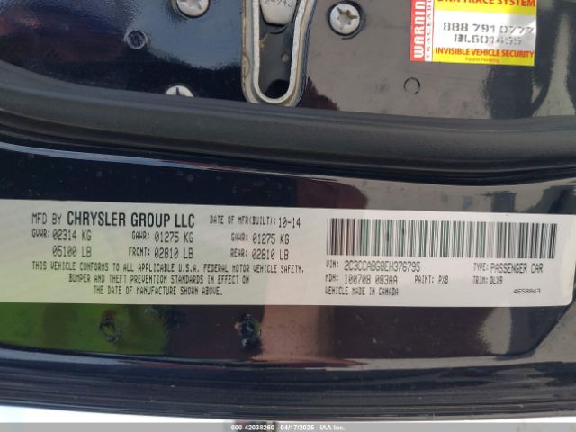 2C3CCABG8EH376795 Chrysler 300 300s