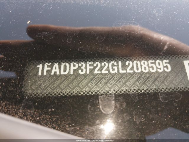 2016 FORD FOCUS 1FADP3F22GL208595 Photo 8