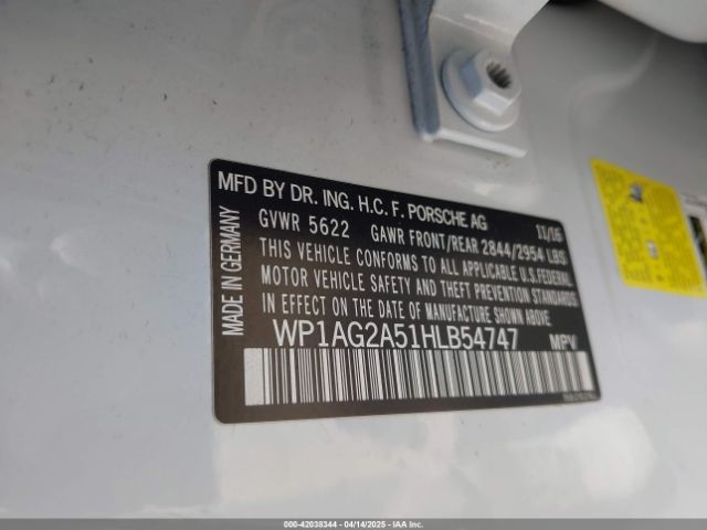 WP1AG2A51HLB54747 Porsche Macan Gts