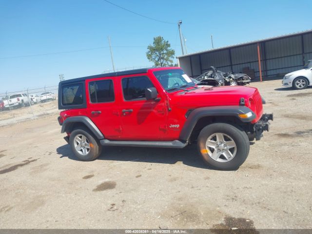 1C4HJXDG0JW132321 Jeep Wrangler Unlimited Sport S 4x4