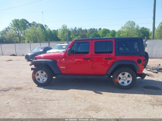1C4HJXDG0JW132321 Jeep Wrangler Unlimited Sport S 4x4
