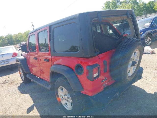 1C4HJXDG0JW132321 Jeep Wrangler Unlimited Sport S 4x4