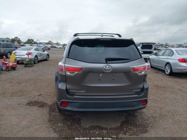 5TDYKRFH9GS171559 Toyota Highlander Limited Platinum V6
