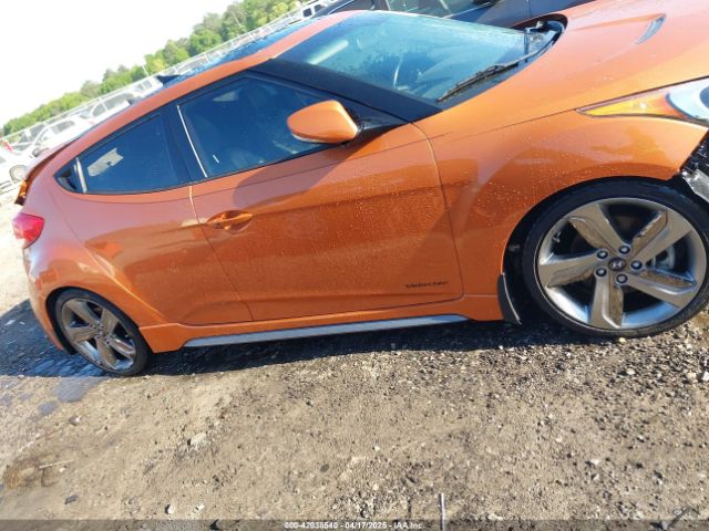 KMHTC6AEXEU205127 Hyundai Veloster Turbo W/black