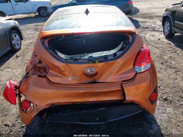 KMHTC6AEXEU205127 Hyundai Veloster Turbo W/black