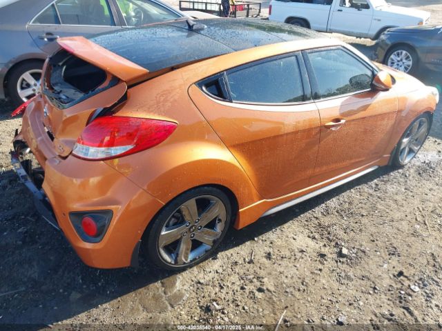 KMHTC6AEXEU205127 Hyundai Veloster Turbo W/black