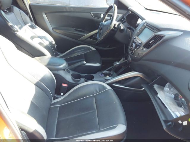 KMHTC6AEXEU205127 Hyundai Veloster Turbo W/black