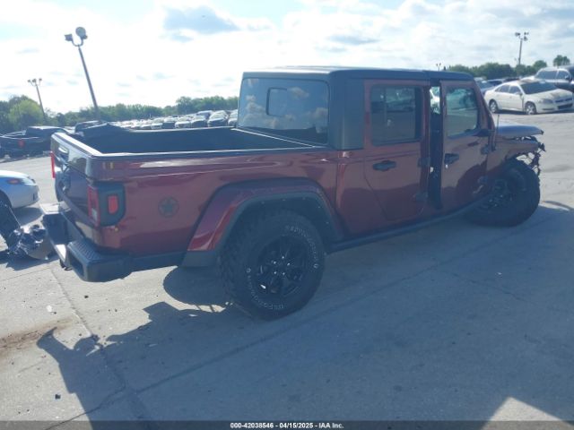 1C6HJTAG4NL110186 Jeep Gladiator Willys Sport 4x4