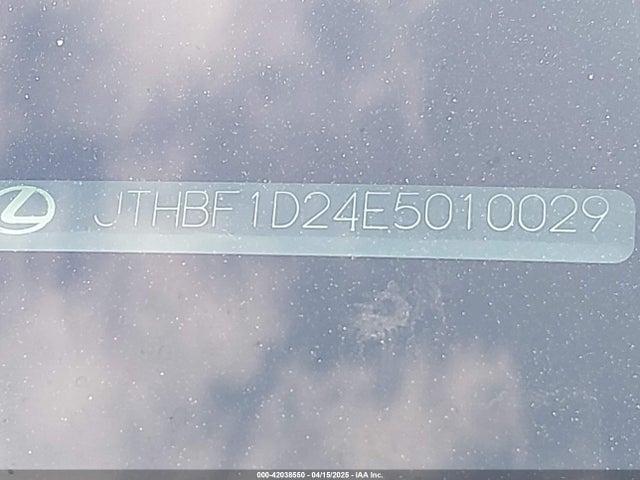 JTHBF1D24E5010029 Lexus 4gr-fse