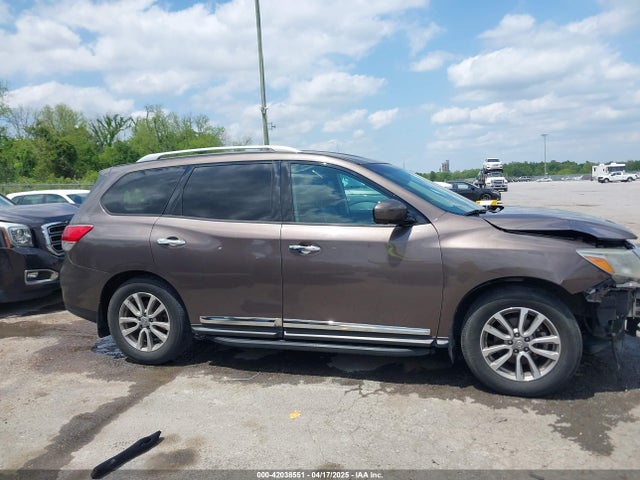 2015 Nissan Pathfinder Sl მანქანა იყიდება აუქციონზე, vin: 5N1AR2MNXFC689849, აუქციონის ნომერი: 42038551