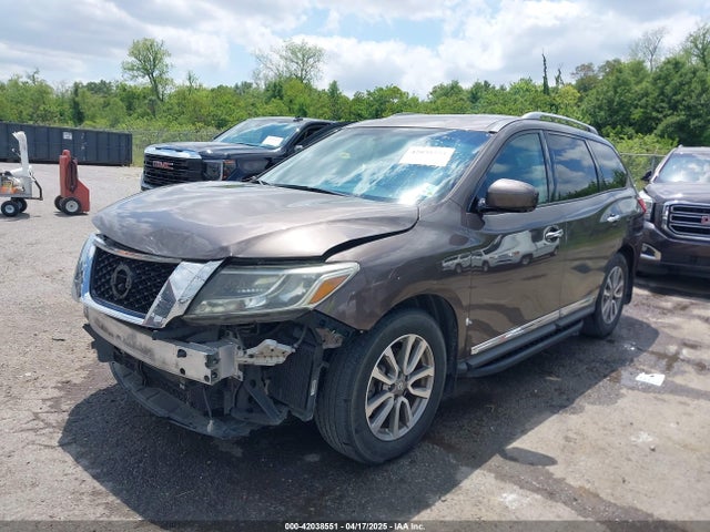 2015 Nissan Pathfinder Sl მანქანა იყიდება აუქციონზე, vin: 5N1AR2MNXFC689849, აუქციონის ნომერი: 42038551
