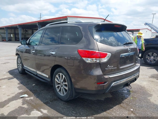 2015 Nissan Pathfinder Sl მანქანა იყიდება აუქციონზე, vin: 5N1AR2MNXFC689849, აუქციონის ნომერი: 42038551