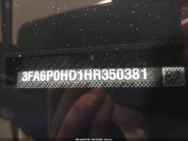 3FA6P0HD1HR350381 Ford FUSION SE