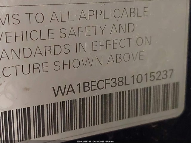 2020 AUDI Q3 WA1BECF38L1015237 Photo 8