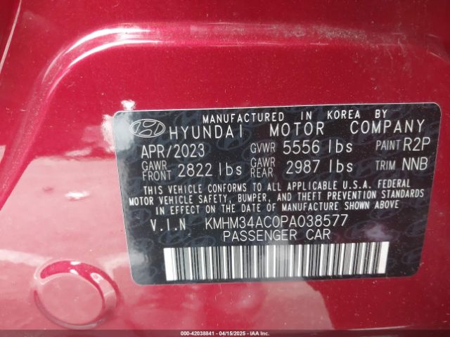 2023 HYUNDAI IONIQ 6 KMHM34AC0PA038577 Photo 8