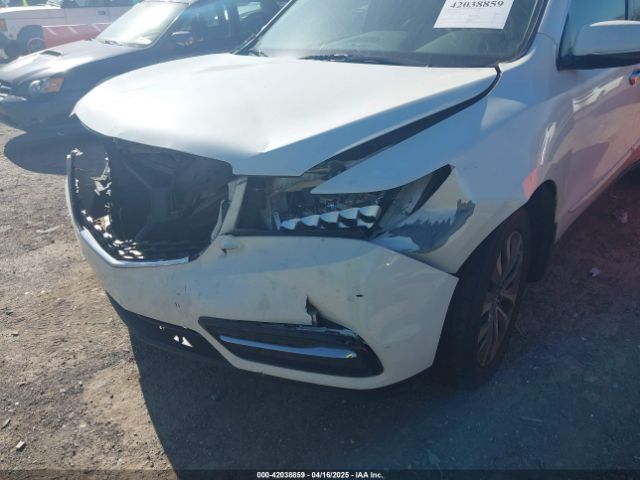 5FRYD4H49FB030015 Acura Mdx Technology Package