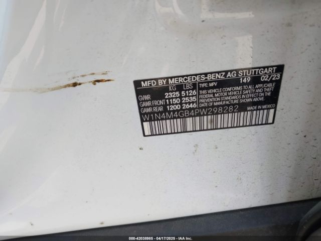 2023 MERCEDES-BENZ GLB 250 W1N4M4GB4PW298282 Photo 8