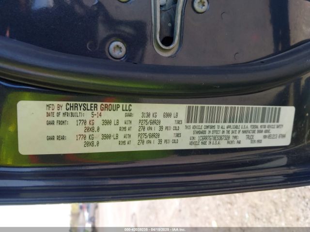 1C6RR7GT8ES367320 RAM 1500 Big Horn