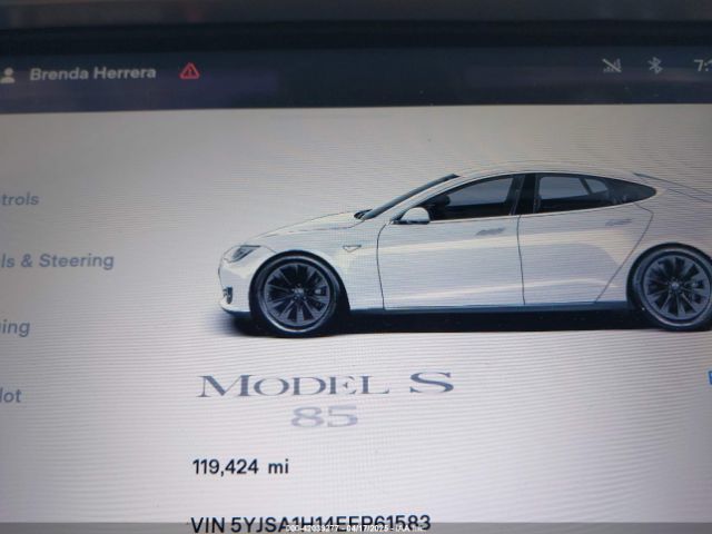 2014 TESLA MODEL S 5YJSA1H14EFP61583 Photo 6