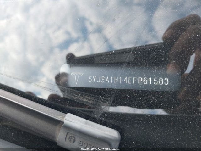 2014 TESLA MODEL S 5YJSA1H14EFP61583 Photo 8