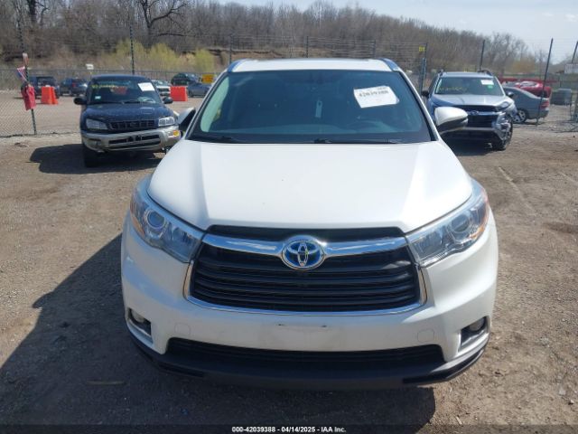 5TDDCRFHXGS019379 Toyota Highlander Hybrid Limited