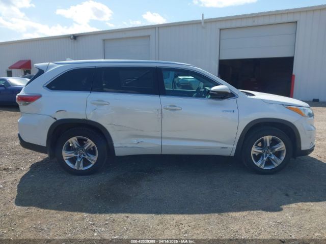 5TDDCRFHXGS019379 Toyota Highlander Hybrid Limited