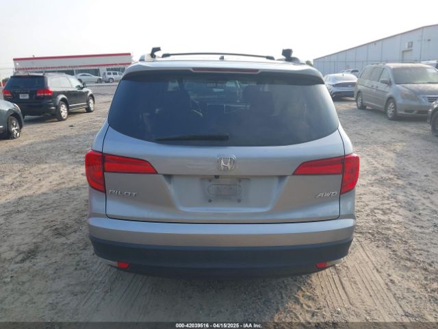 5FNYF6H82GB013827 Honda Pilot Ex-l
