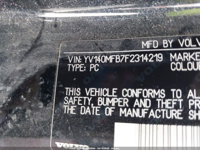 2015 VOLVO S60 YV140MFB7F2314219 Photo 8