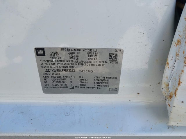 1GC1KWE84FF682323 Chevrolet Silverado 2500hd Ltz