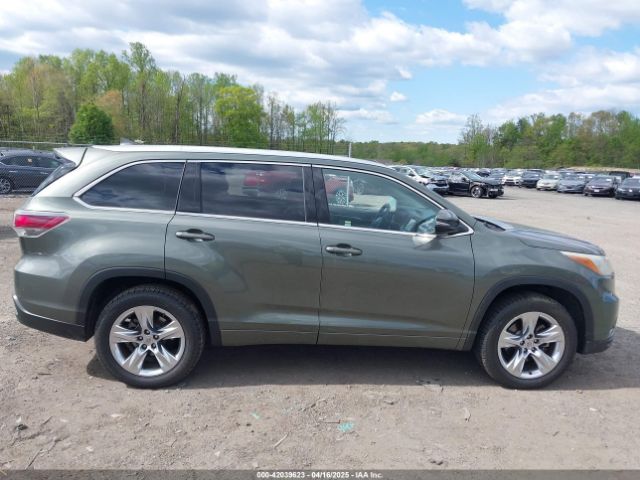 5TDYKRFH2ES029213 Toyota Highlander Limited V6