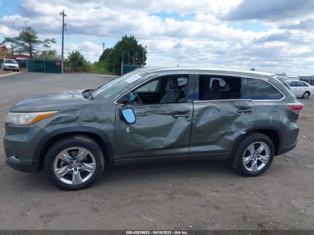 5TDYKRFH2ES029213 Toyota Highlander Limited V6
