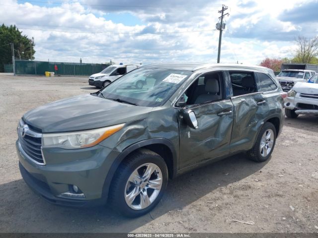 5TDYKRFH2ES029213 Toyota Highlander Limited V6