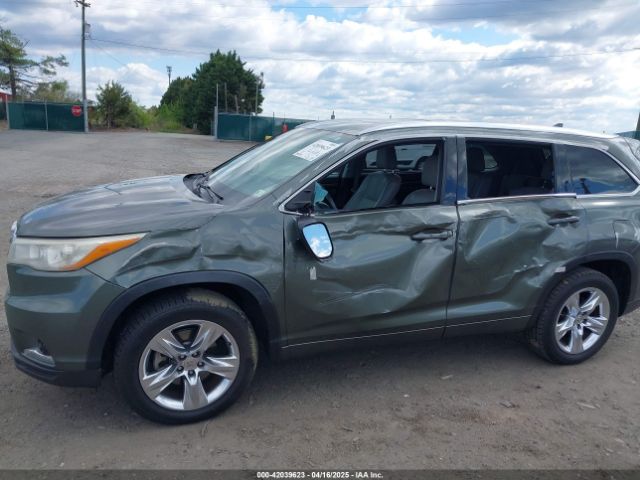 5TDYKRFH2ES029213 Toyota Highlander Limited V6