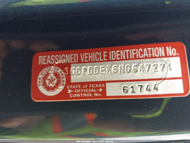 2022 CHEVROLET SILVERADO 1500 3GCPDDEK5NG647274 Photo 8