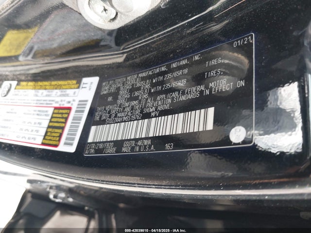 5TDZZRAH1MS519762 Toyota Highlander Le