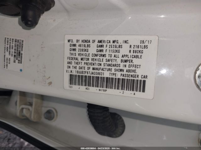 2018 ACURA TLX 19UUB2F67JA008631 Photo 8