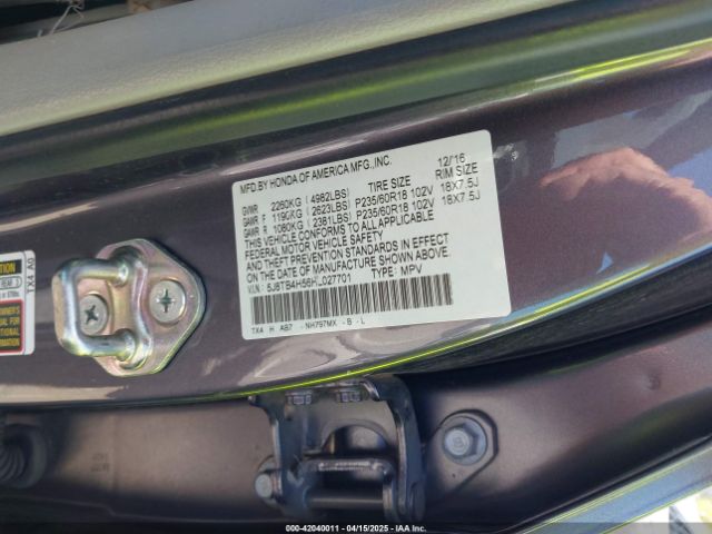 5J8TB4H56HL027701 Acura Rdx Technology   Acurawatch Plus Packages/w/technology Package