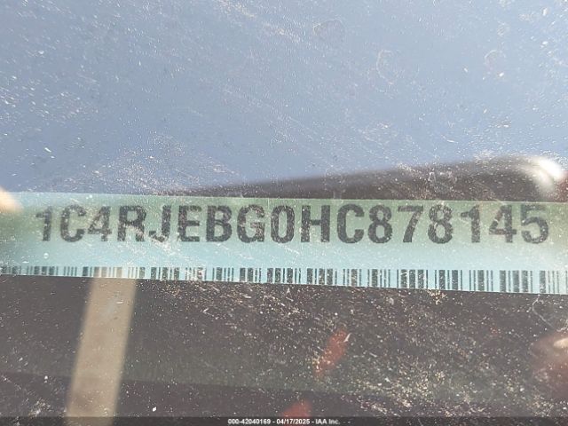 1C4RJEBG0HC878145 Jeep Grand Cherokee Limited 4x2