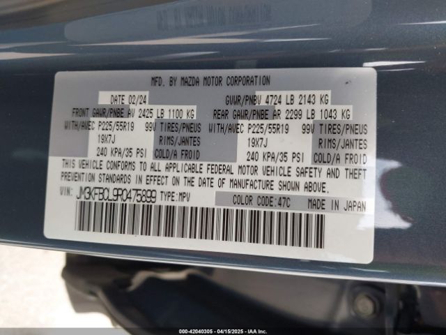 JM3KFBCL9R0475899 Mazda Cx-5 2.5 S Carbon Edition