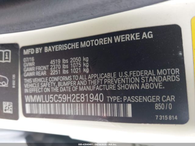 2017 MINI CLUBMAN WMWLU5C59H2E81940 Photo 8