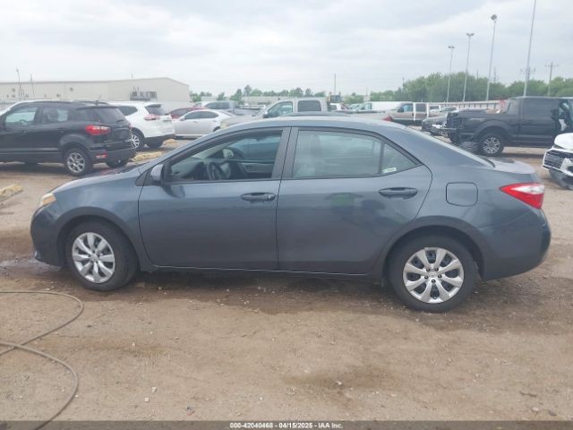 2T1BURHE3FC323510 Toyota COROLLA LE