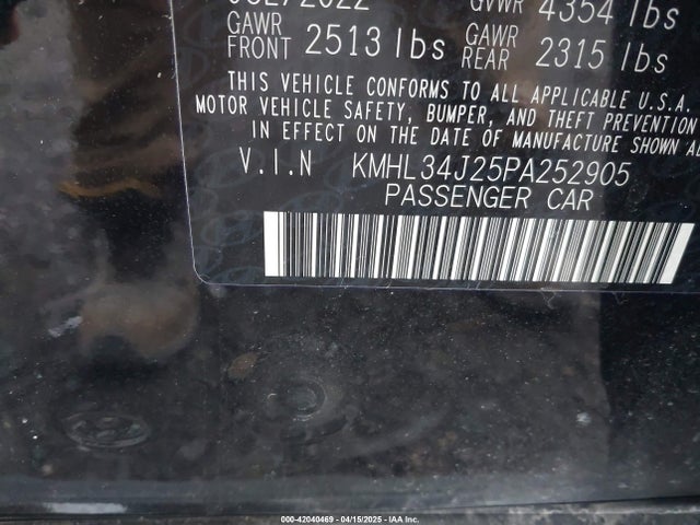 KMHL34J25PA252905 Hyundai Sonata Limited