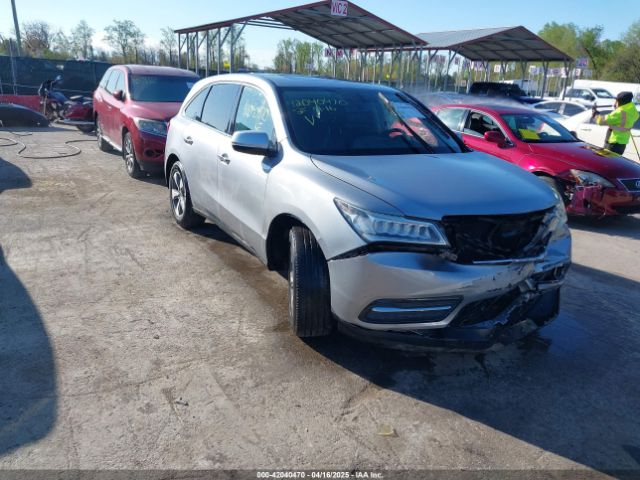 2016 ACURA MDX 5FRYD4H20GB052436 Photo 0