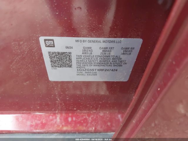 2024 CHEVROLET MALIBU 1G1ZG5STXRF247424 Photo 8